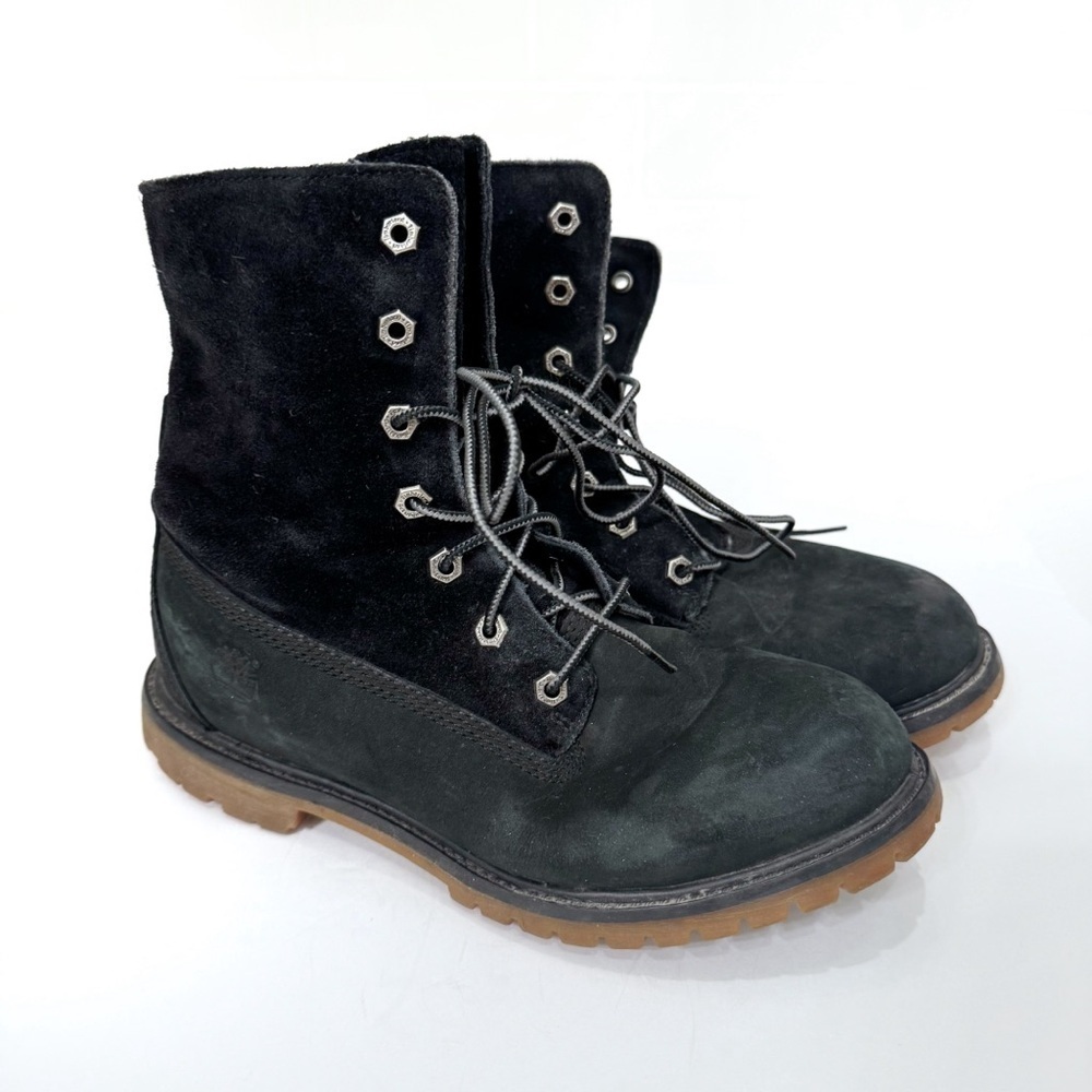 Timberland Women’s Authentic Teddy Fleece Roll-Top Boots Size 9